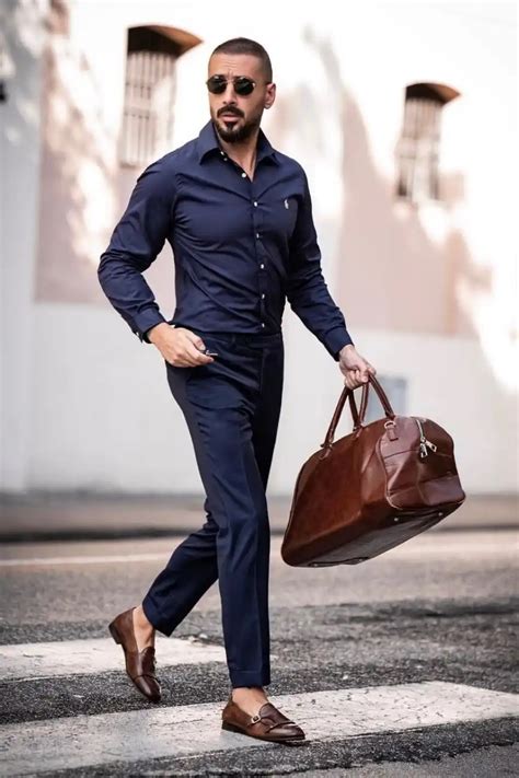 navy blue shirt combination jeans pant